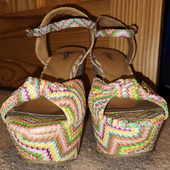 GROOVY Candie's wedge sandals - Picture 4 of 5
